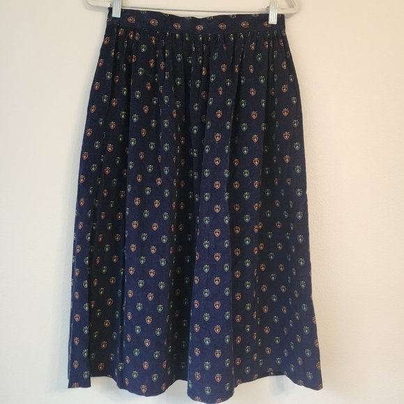 Hasting and Smith, Women's Cordura A line Skirt,14, Blue, Logo Graphic, Academia - Picture 3 of 11